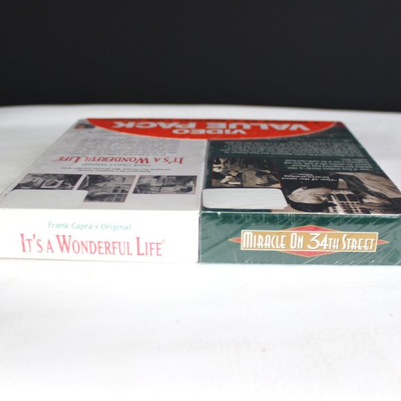 It's a Wonderful Life and Miracle on 34th Street 1947 Version VHS New Sealed - Picture 5 of 7